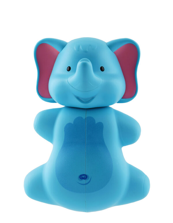 Flipper – Elephant Toothbrush Holder for Kids – Suction Cup, One-Touch, Hygienic & Travel-Friendly, 3Y+