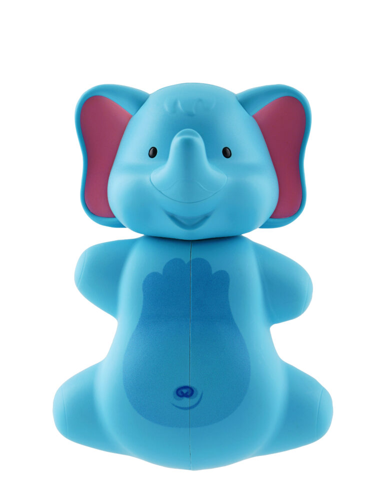 Flipper - Elephant Toothbrush Holder for Kids – Suction Cup, One-Touch, Hygienic & Travel-Friendly, 3Y+