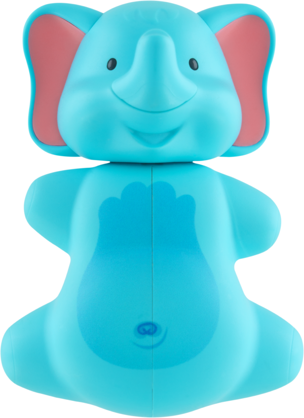 Flipper – Elephant Toothbrush Holder for Kids – Suction Cup, One-Touch, Hygienic & Travel-Friendly, 3Y+