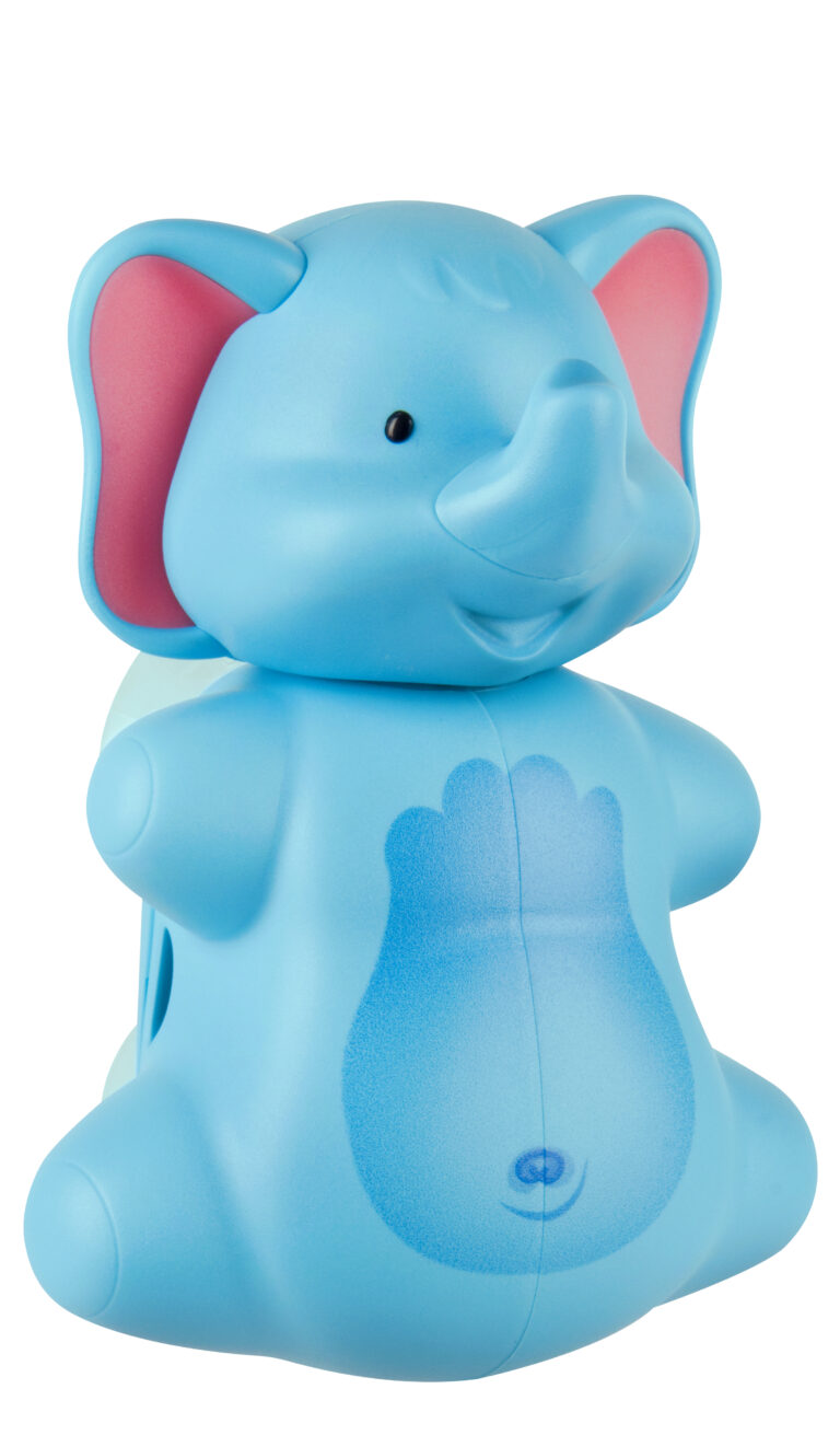 Flipper - Elephant Toothbrush Holder for Kids – Suction Cup, One-Touch, Hygienic & Travel-Friendly, 3Y+