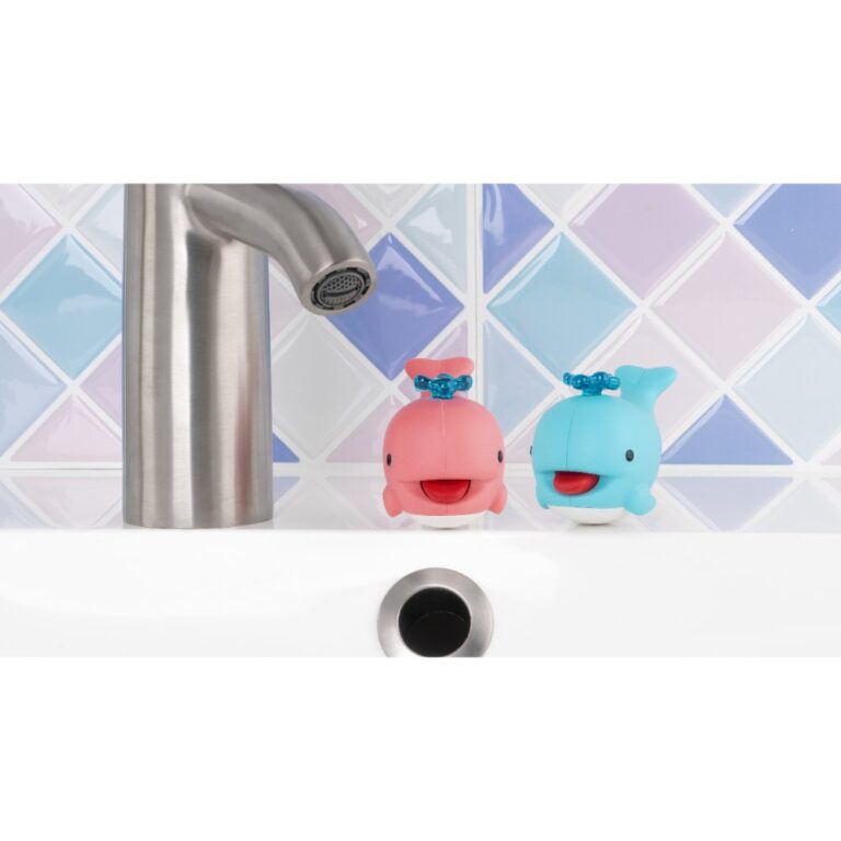 Flipper - Whale Pink Toothpaste Squirter for Kids (3Y+) – Easy Toothpaste Dispenser