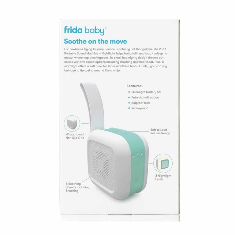 Fridababy 2-in-1 Portable Sound Machine + Nightlight - USB Type C