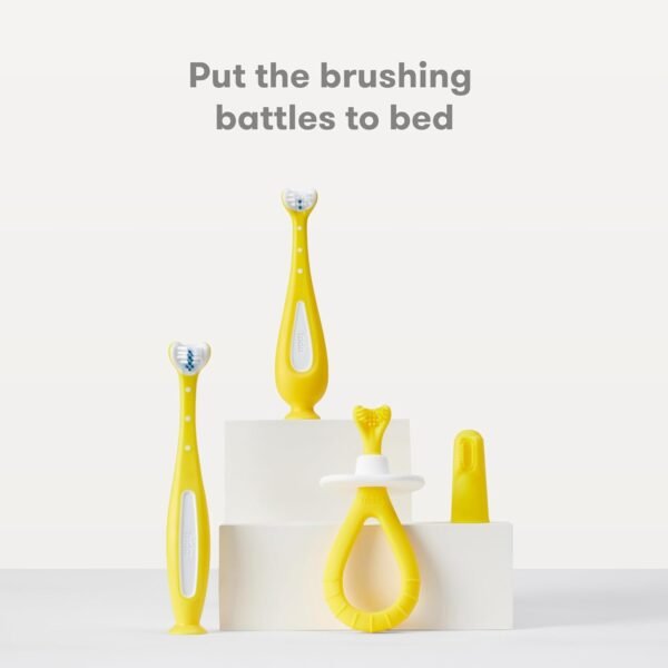 Fridababy – Grow-With-Me Training Toothbrush Set | Infant To Toddler Toothbrush Oral Care For Sensitive Gums Combo Pack By Frida Baby