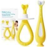 Fridababy – Grow-With-Me Training Toothbrush Set | Infant To Toddler Toothbrush Oral Care For Sensitive Gums Combo Pack By Frida Baby