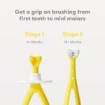Fridababy – Grow-With-Me Training Toothbrush Set | Infant To Toddler Toothbrush Oral Care For Sensitive Gums Combo Pack By Frida Baby