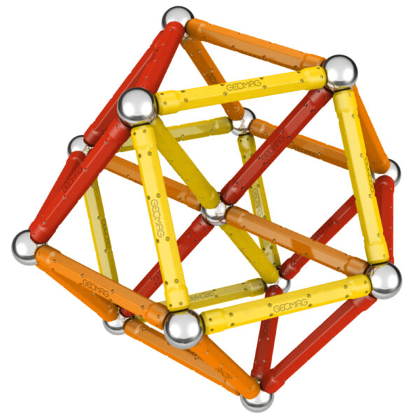 Geomag – Glow Color Magnetic Building Construction Toys, 3 years + – 64 pcs