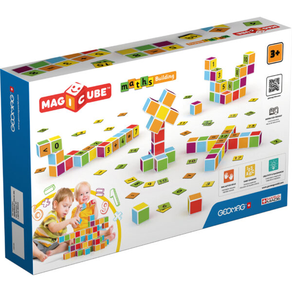 Geomag – Magicube Math Building Recycled Clips 61 pcs