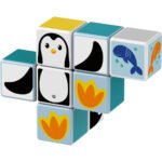 Geomag Magicube Polar Sea Animals 10pcs – Magnetic STEM Building Set for Toddlers (18M+)
