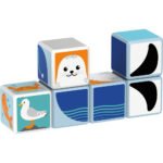 Geomag Magicube Polar Sea Animals 10pcs – Magnetic STEM Building Set for Toddlers (18M+)