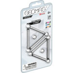 Geomag – Pro-L Magnetic Fidget Blister, Silver STEM Toy- 14Pcs