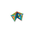 Geomag – Supercolor Magnetic Constructions For Kids, Magnetic Toy – 52 Pieces
