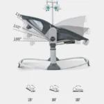 Mastela – Baby Bassinet And Rocker 6 In 1 For Newborn – Grey