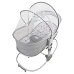 Mastela – Baby Bassinet And Rocker 6 In 1 For Newborn – Grey
