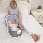 Mastela – Baby Bassinet And Rocker 6 In 1 For Newborn – Brown
