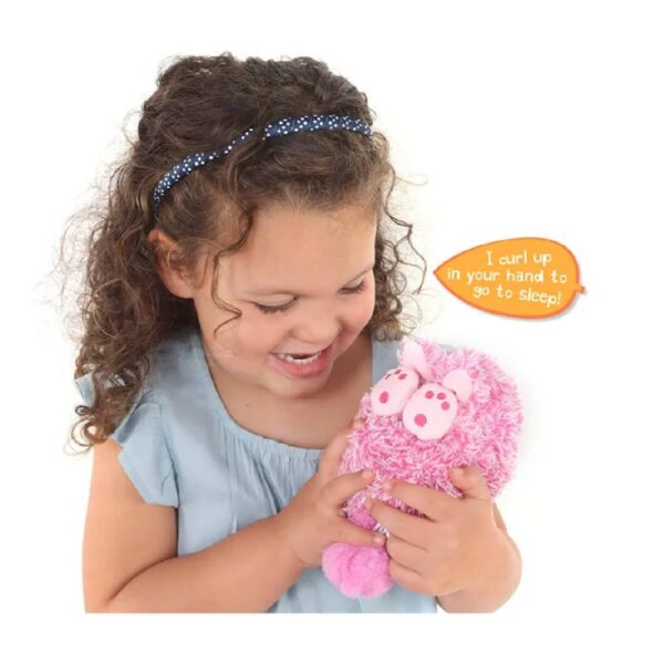 Golden Bear – Curlimals Interactive Plush Soft Toy for Kids – Pink Hedgehog
