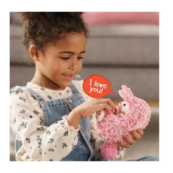 Golden Bear – Curlimals Interactive Plush Soft Toy for Kids – Pink Hedgehog
