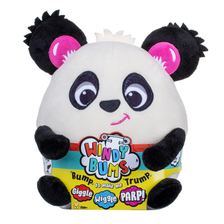 Golden Bear - Windy Bums Cheeky Wiggly Jiggly Giggly Plush Toy For Kids - Panda