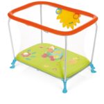 Brevi – Soft & Play Flat Fold Playpen – Green Farm