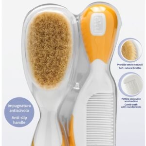 Chicco - Brush and Comb 0m+ Orange