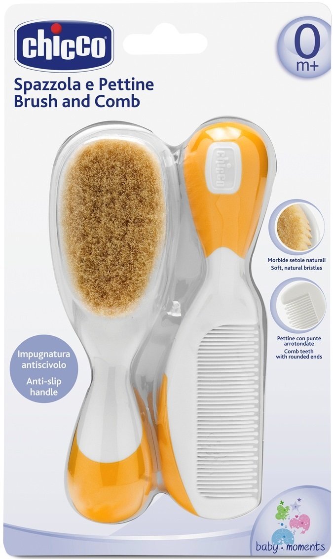 Chicco - Brush and Comb 0m+ Orange