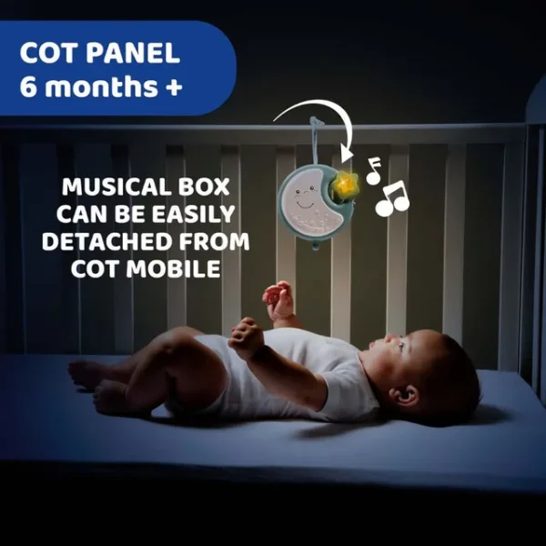 Chicco – First Dreams Next2Dreams Baby Cot Mobile 0m+ Blue