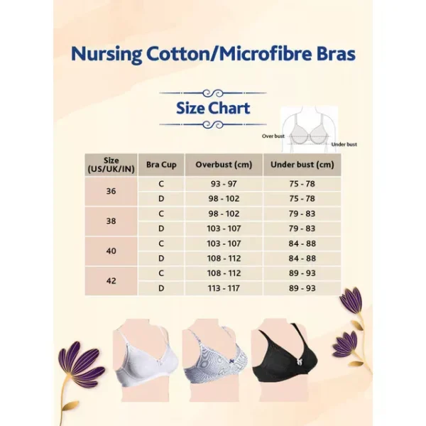 Chicco – Microfibre Nursing Bra – White – 4C