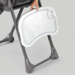 Chicco – Polly Space-Saving Fold High Chair – Taupe