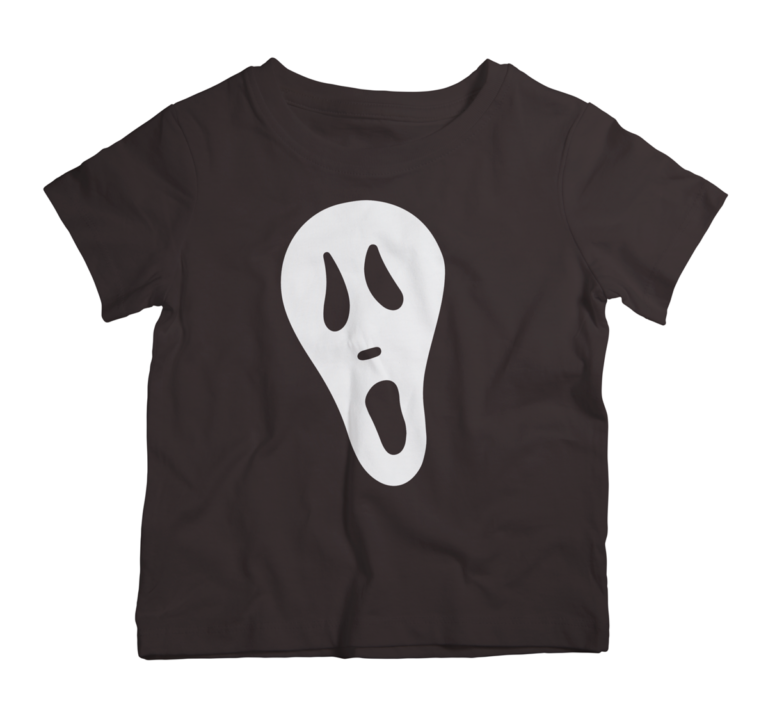 Twinkle Hands - Ghost Scream Face - Halloween T-shirt - Black
