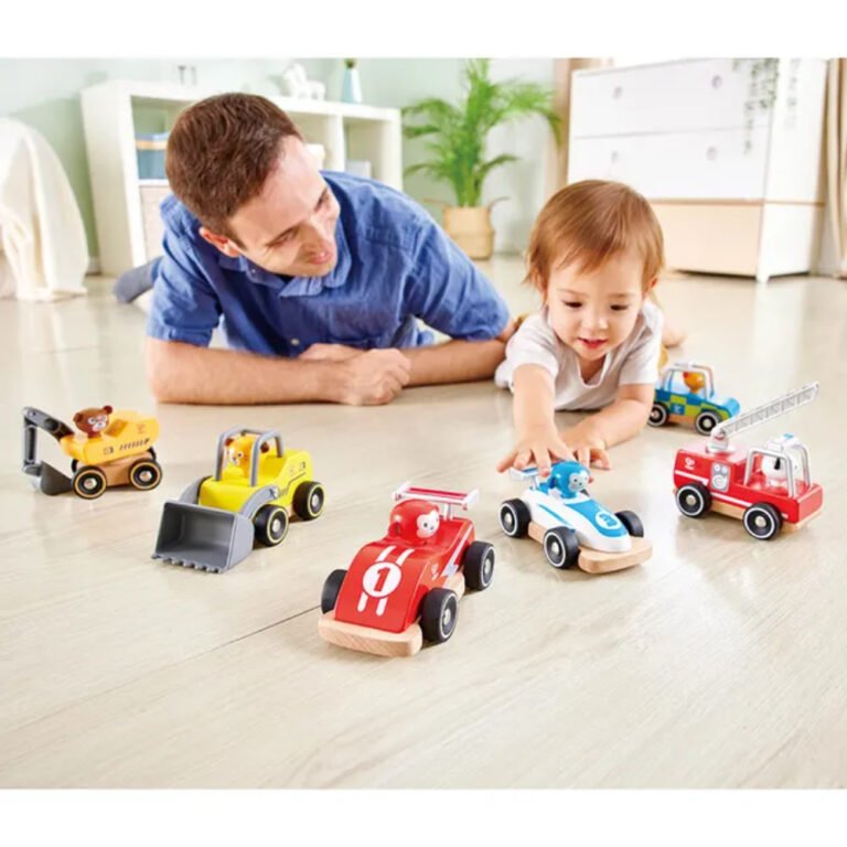 Hape - Wild Riders Vehicle - Racing Car - Blue