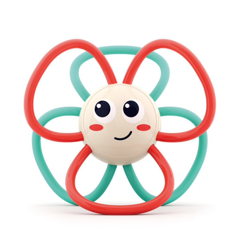 Hola - Owl Teether – Soothing, sensory rattle for babies 3M+
