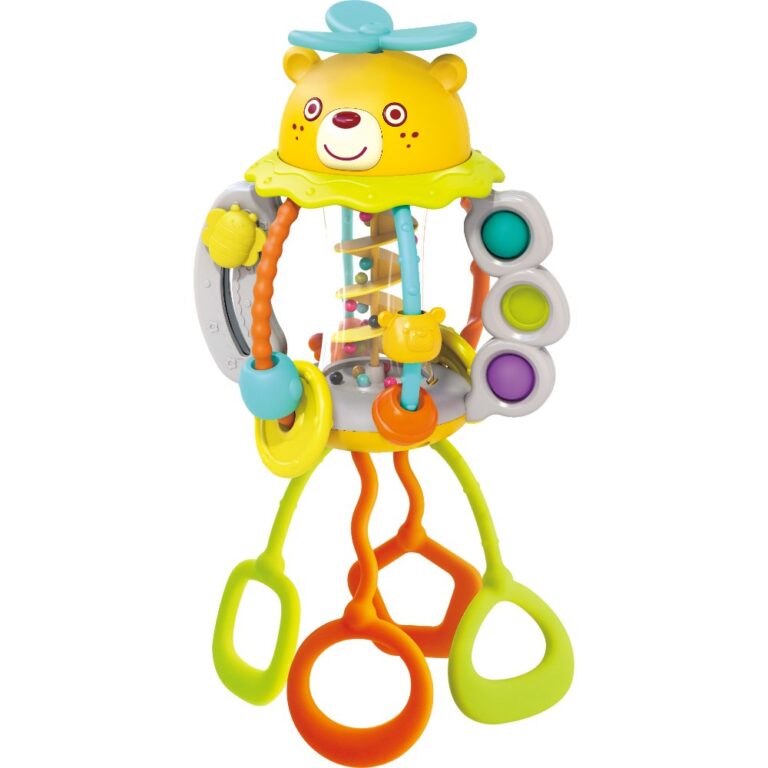 Hola Shake & Pull Busy Ball - Interactive Toy for Toddlers 6M+