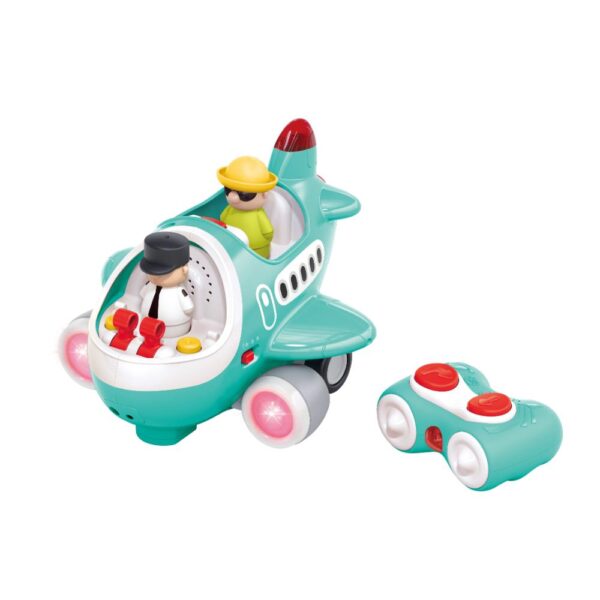 Hola – RC Airplane with lights, sounds, and removable pilot. For kids 3+