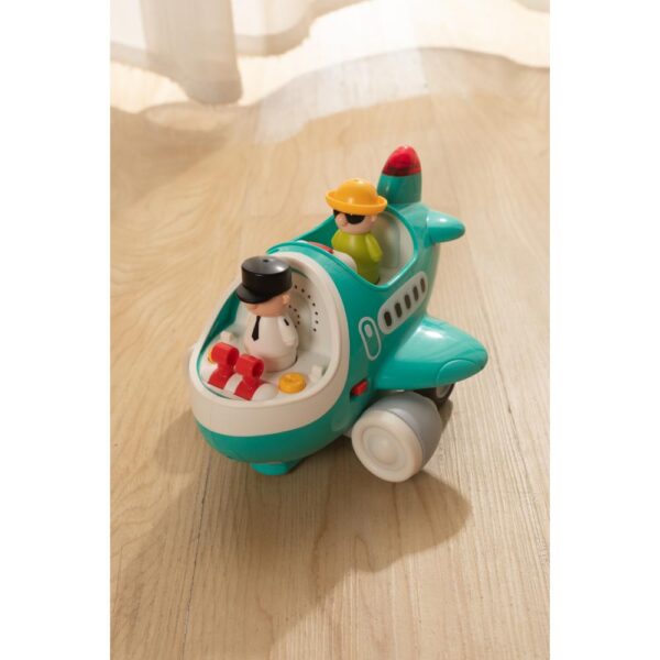 Hola – RC Airplane with lights, sounds, and removable pilot. For kids 3+