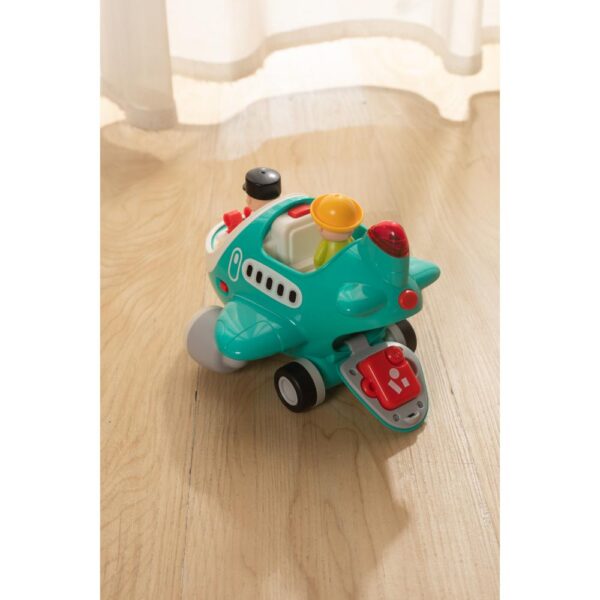 Hola – RC Airplane with lights, sounds, and removable pilot. For kids 3+