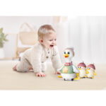 Hola – Waddling Duck Family – Interactive Tummy Time Toy with Talking Mama Duck, 6M+