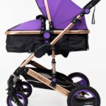 Belecoo 6 Purple – Classic 3 in 1 Pram/stroller