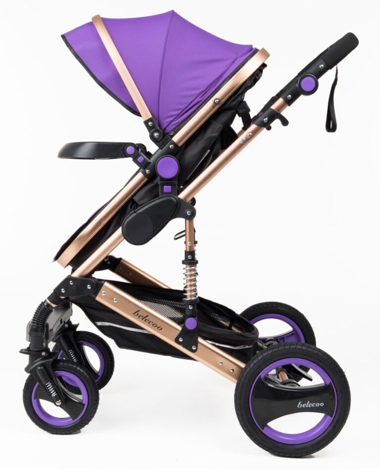 Belecoo 6 Purple - Classic 3 in 1 Pram/stroller