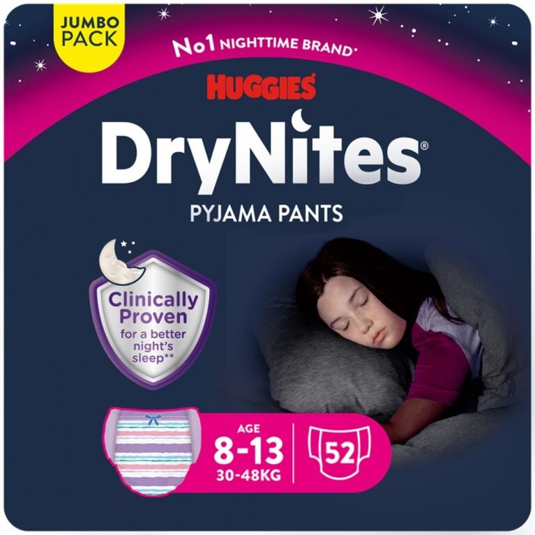 Huggies - Drynites Pyjama Pants, 8-15Y Girl - 52 Bed Wetting Pants