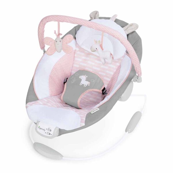 Ingenuity – Cradling Bouncer – Flora The Unicorn – Grey