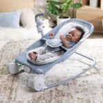 Ingenuity – Happy Belly Rock-to-bounce Massage Sea – Chambray