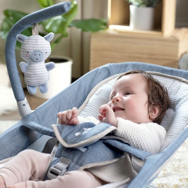 Ingenuity – Happy Belly Rock-to-bounce Massage Sea – Chambray