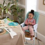 Ingenuity – Sun Valley Compact Folding High Chair – Teal