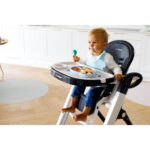 Innogio – Gio Fox Toddler Plate For Baby, Dishwasher Safe, Blue