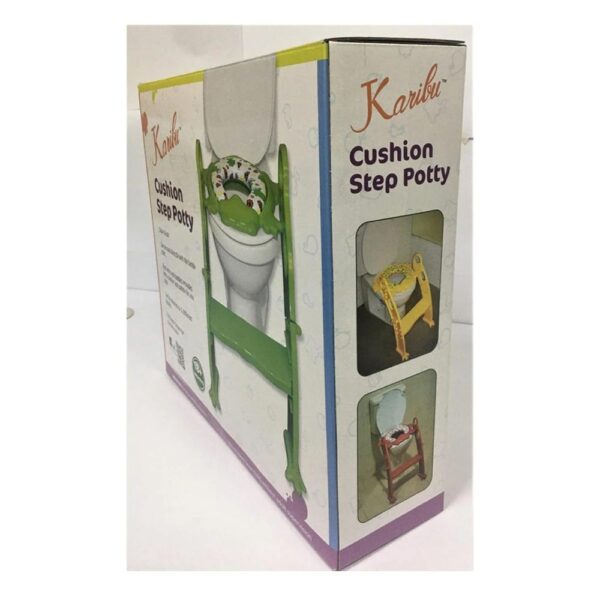 Karibu – Frog Shape Cushion Potty Seat With Ladder – Green