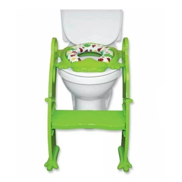 Karibu – Frog Shape Cushion Potty Seat With Ladder – Green