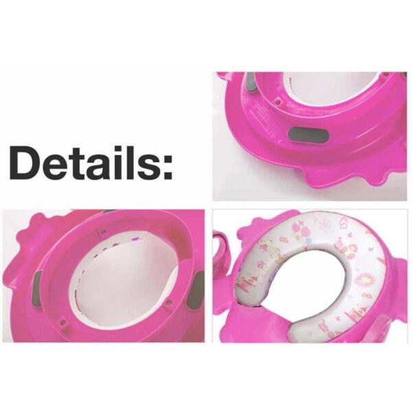 Karibu – Frog Shape Cushion Potty Seat With Ladder – Pink
