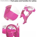 Karibu – Frog Shape Cushion Potty Seat With Ladder – Pink