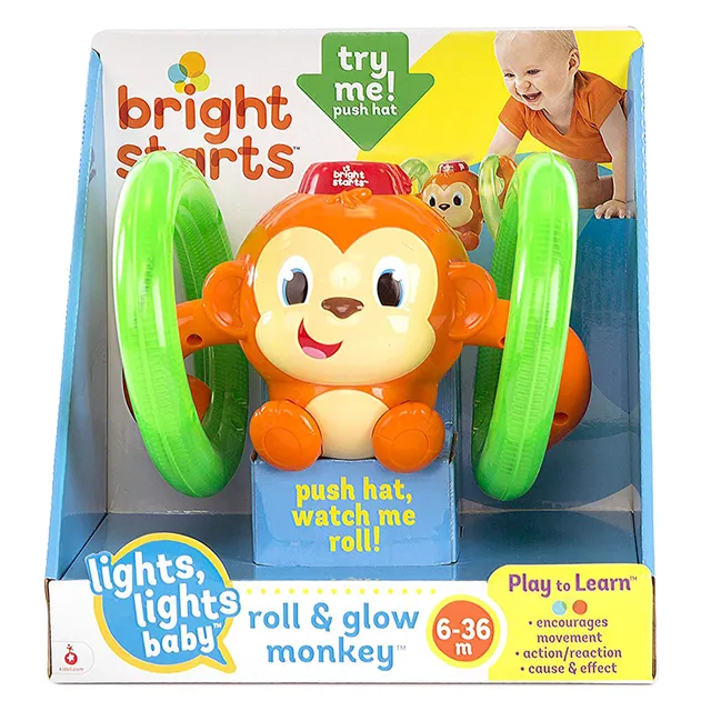 Bright Starts - LLB Roll & Glow Monkey