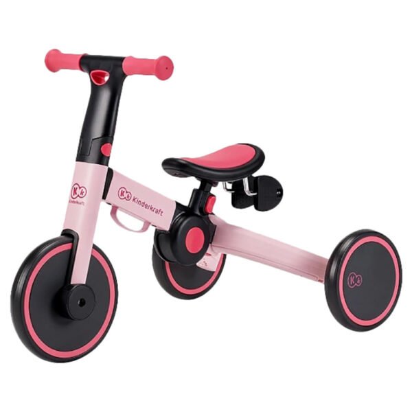 Kinderkraft – 3-in-1 4 Trike Tricycle – Candy Pink