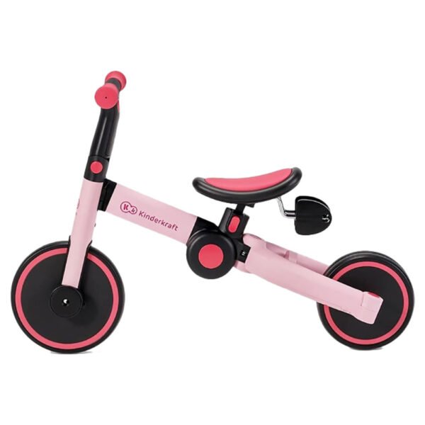 Kinderkraft – 3-in-1 4 Trike Tricycle – Candy Pink